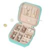 Buy cheap Multiple Compartments PU Leather Travel Jewelry Organizer Box Zipper Bag from wholesalers