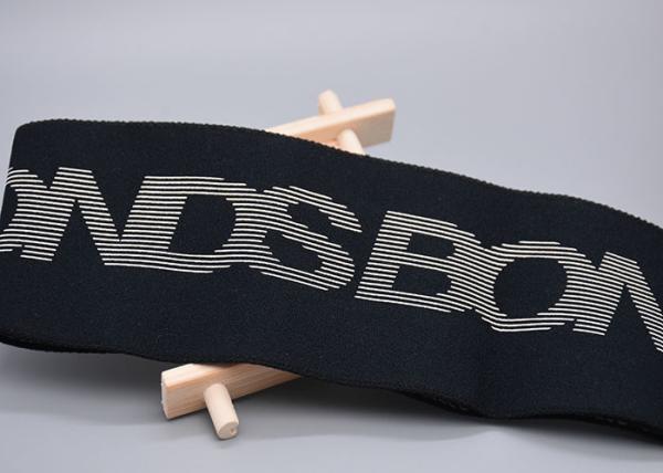 Buy cheap Double Sided 100% Cotton Elastic Band Printed Silicone Logo For Garments from wholesalers