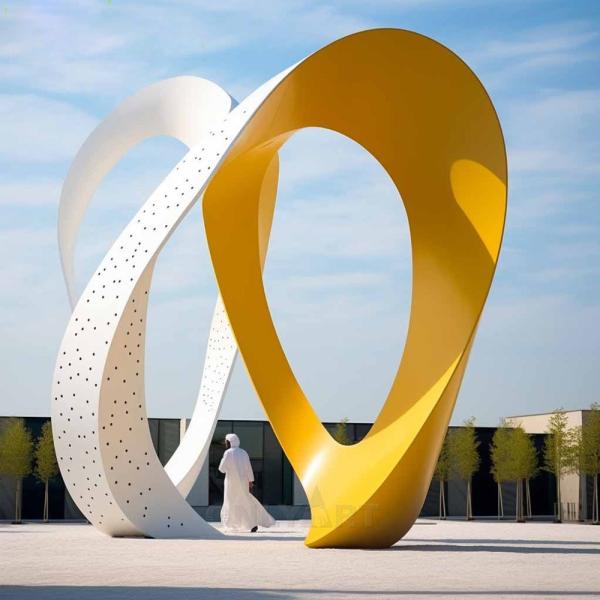 Buy cheap Abstract International Huge Architectural Circle Sculpture from wholesalers