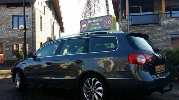 High Brightness Taxi Top LED Display Car Roof Sign For Outdoor Advertising
