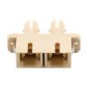 Buy cheap SC Female to ST Female Multimode Duplex Plastic Fiber Optic Adapter – Beige from wholesalers