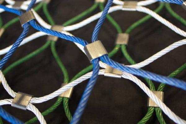 Buy cheap Flexible Metal Mesh Panels Stainless Steel 316 Rope Net Fence With 2.0mm Wire from wholesalers
