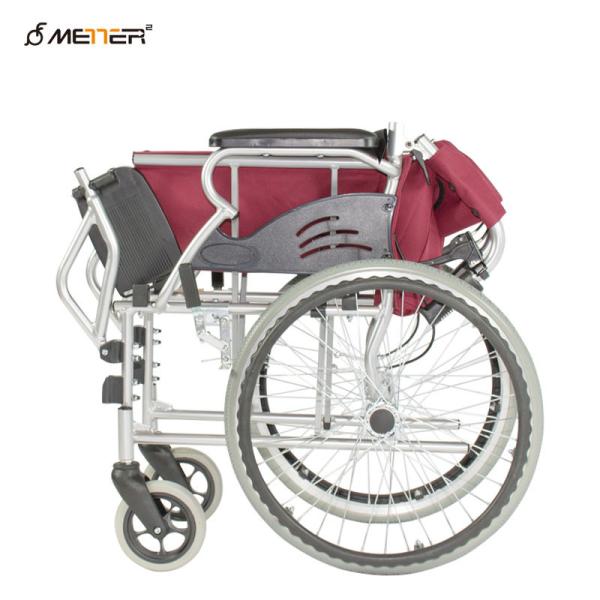 Buy cheap Folding Aluminum Elderly CE Lightweight Manual Wheelchair from wholesalers