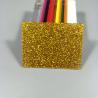 Buy cheap Ornament Door 20mm Gold 1.2g/Cm3 Glitter Acrylic Sheet from wholesalers