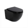 Buy cheap One Piece American Standard Wall Hung Toilet Matt Black Wc Soft Close Seat from wholesalers