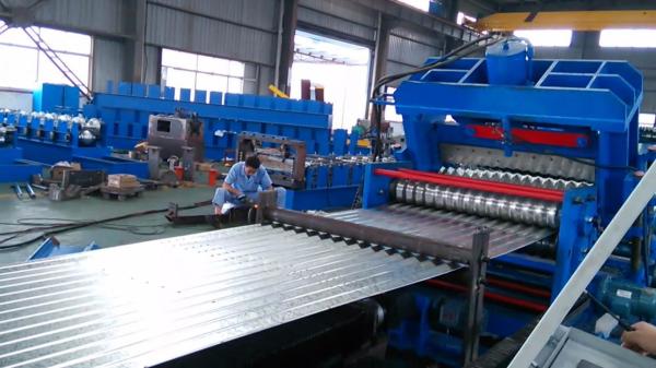 Buy cheap Corrugated Storage Tank Wall Machine, Roll Forming Machine, 4-6mm from wholesalers