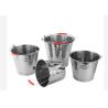 Buy cheap Round Stainless Steel Bucket 20 Litre 0.35mm Metal Wine Bucket from wholesalers