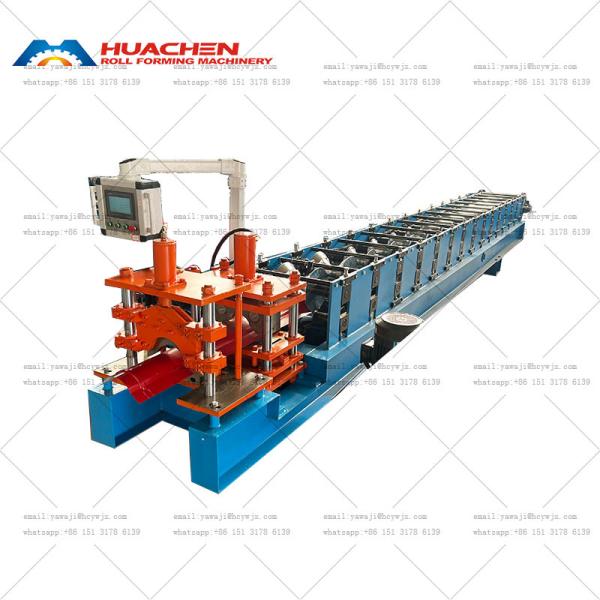 Buy cheap Professional Roof Ridge Cap Roll Forming Machine Low Noise from wholesalers