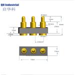 3Pin Norway Ce Standard Female Connector Magnetic spring loaded pin Connector