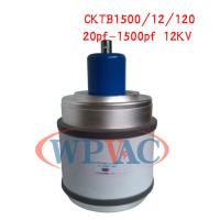Buy cheap High Voltage Variable Ceramic Vacuum Capacitor 20~1500pf 12KV CKTB1500/12/120 product