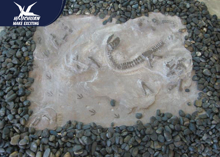 Big Indoor Decorative Fake Dinosaur Fossil Waterproof And Sunproof 1 Year Warranty
