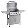Buy cheap Customized Logo Acceptable 4 Burners Gas BBQ Grill for end Grilling of Chicken and Beef from wholesalers