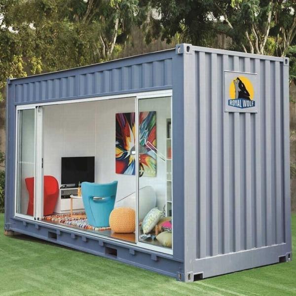 Buy cheap Galvanized Steel Frame Flat Pack Shipping Container Tiny Houses Coffee Shop from wholesalers