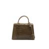 Buy cheap Genuine Leather Dark Green Fashion Women Handbag Custom Logo from wholesalers