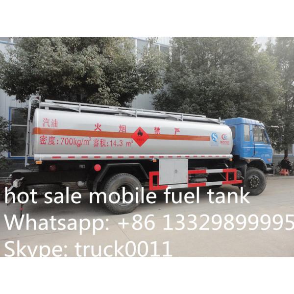 Buy cheap factory sale best price Dongfeng 190hp diesel 15cbm refueling truck for sale, hot sale good price 15m3 oil tank truck from wholesalers