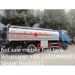 Buy cheap factory sale best price Dongfeng 190hp diesel 15cbm refueling truck for sale, hot sale good price 15m3 oil tank truck from wholesalers