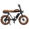 Buy cheap 20 Inch Fat Tire 73 Style Ebike 7 Speed Electric Mountain Bike 48V 500W 750W 1000W Retro Full Suspension Electric Bike from wholesalers