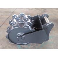 Buy cheap 450mm Mini Excavator Compaction Wheel Q345B ISO Approved product