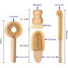 Buy cheap 4pcs Set Kitchen Scrub Brush Natural Cleaning 7.09*3.15cm from wholesalers