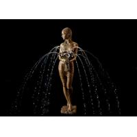Buy cheap Outdoor Decoration Bronze Ballerina With Flower Water Sculpture Fountain product
