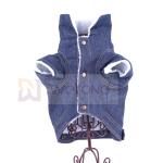 Buy cheap 100% Poly Berber Pet Denim Jacket Winter Dog Blue Jean Jacket from wholesalers