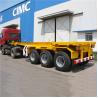 Buy cheap CIMC 20 Ft Shipping Container Trailer With Tri Axle Chassis from wholesalers