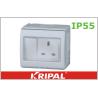 Buy cheap Flat Pin 13A IP55 Weatherproof Switch Socket 250V With British Standard from wholesalers