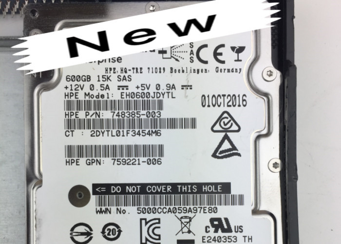 J9V70A P2000 600G HP Hard Disk 787656-001 748385-003 12G 2.5-3.5 1 Year Warranty