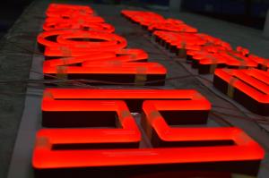 China Mall Hanging Neon Channel Letter Signs 26mm Depth 50000 hours Lifetime on sale