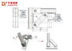 Outer Type Lean Tube Connector , Strengthen Aluminum Alloy Connectors
