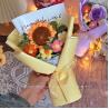 Buy cheap Creative gifts for Valentine's Day and Teachers' Day rose woolen flower bouquets sunflower knitted flowers handmade finished products as birthday from wholesalers