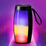 Outdoor LED Flashing Light Bluetooth Speaker Portable 1200mAh Waterproof