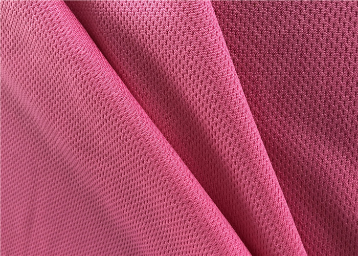 Bird Eye Sports Mesh Fabric 100% Polyester For Tracksuit Weft Knitted