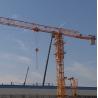 Buy cheap 10 T Flat Top Tower Crane Construction 70 Meter Height 380V/50Hz from wholesalers