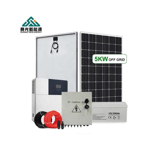 10kw 20kw 30kw Solar Panel System with Output Voltage 110V/127V/220VAC/380VAC