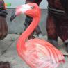 Buy cheap CE Customise Fiberglass Animal Statues Flamingo from wholesalers