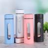 Buy cheap Customized Light Weight Cute Eco Friendly 400ml Glass Bottle BPA Free Double Layer Glass Hot Water Bottle For Hot Drinks High H2 Concentration from wholesalers