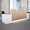 Buy cheap Wooden Modern Front Desk Salon Furniture Beauty Salon Reception Desk from wholesalers