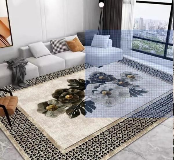 Buy cheap European Retro Customized Living Room Floor Carpets Polyester Bedroom Area Rugs from wholesalers