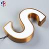 Buy cheap Outdoor Advertising Front Lit Signage Anti Rust 3D Metal Signs from wholesalers