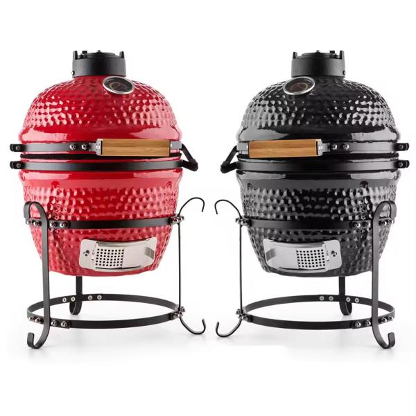 Buy cheap 13 Inch Table Top Kamado Charcoal Ceramic Grill for Outdoor Camping Garden RV Tailgating from wholesalers