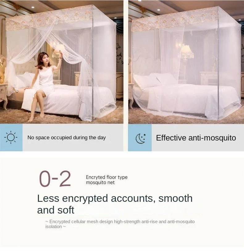 Customized Logo Foldable Adults Mosquito Net for Bed Protect Your Family from Insects