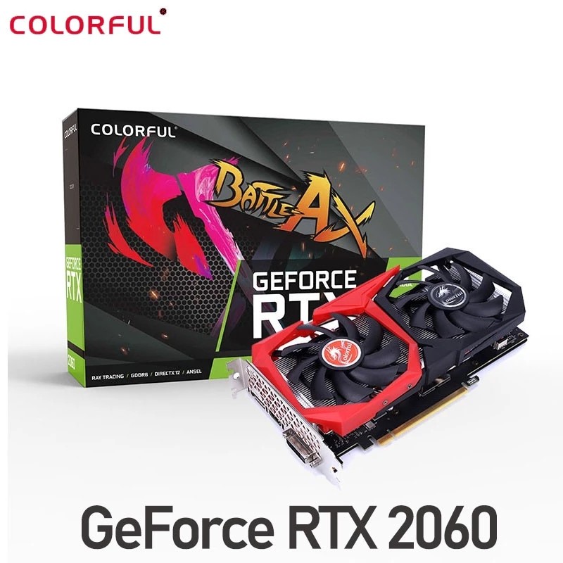 6GB GDDR6 RTX 2060 Super Graphics Card 1680MHz PCI Express X16 3.0