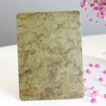 Antique Decorative Stainless Steel Sheet Bronze Hairline Golden 4mm Thickness
