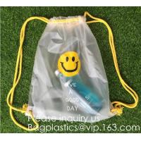 Buy cheap Biodegradable Drawstring Laundry Bag customzied, Logo Printed Poly Hotel, Travel product