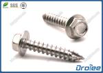 Buy cheap A2/304/410 Stainless Steel Hex Flange Head Self-tapping Wood Screw, Type 17 from wholesalers