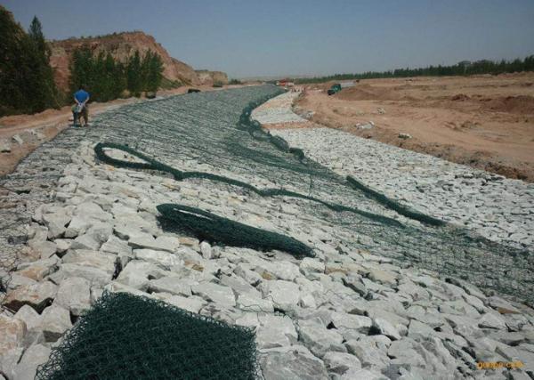 Buy cheap Slope Stabilization Galvanized Gabion Box Plastic Coated Easy Transport from wholesalers