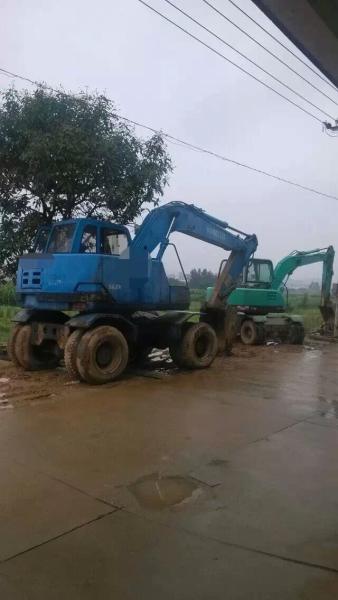 Buy cheap SK100 USED EXCAVATOR , KOBELCO USED WHEEL EXCAVATOR 100 ton from wholesalers