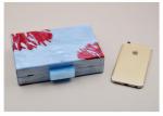 Popular Blue Acrylic Box Purse , Ladies Fashion Acrylic Clutch Purse Handbags