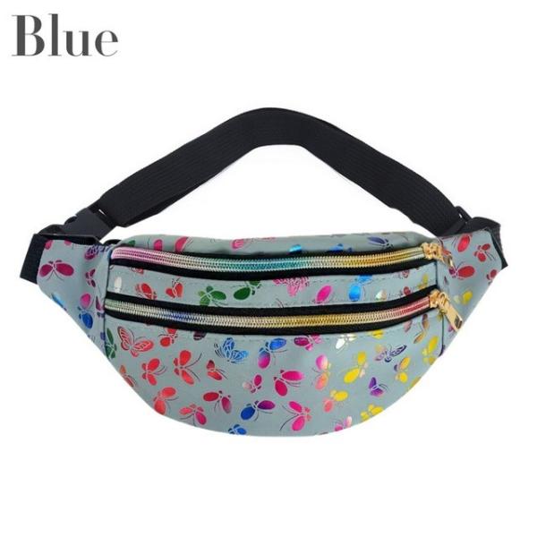Buy cheap 2022 Printed Waist Bag Women Fanny Pack Colorful Travel Kids Cartoon Belt`s Bag Festival Mobile Phone Pouch Purse from wholesalers